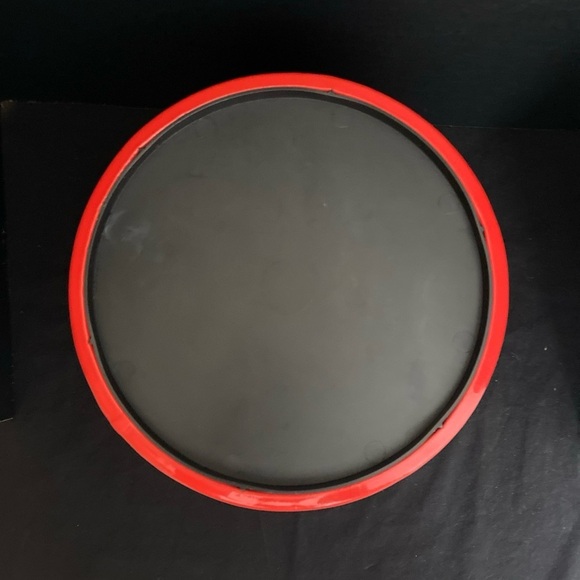 Vtg Red Vinyl Ice Bucket 70's 80s Retro MCM Barware Party Entertaining - Picture 6 of 8